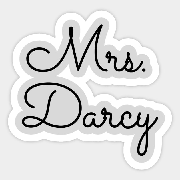 Mrs. Darcy Sticker by iraisgh6